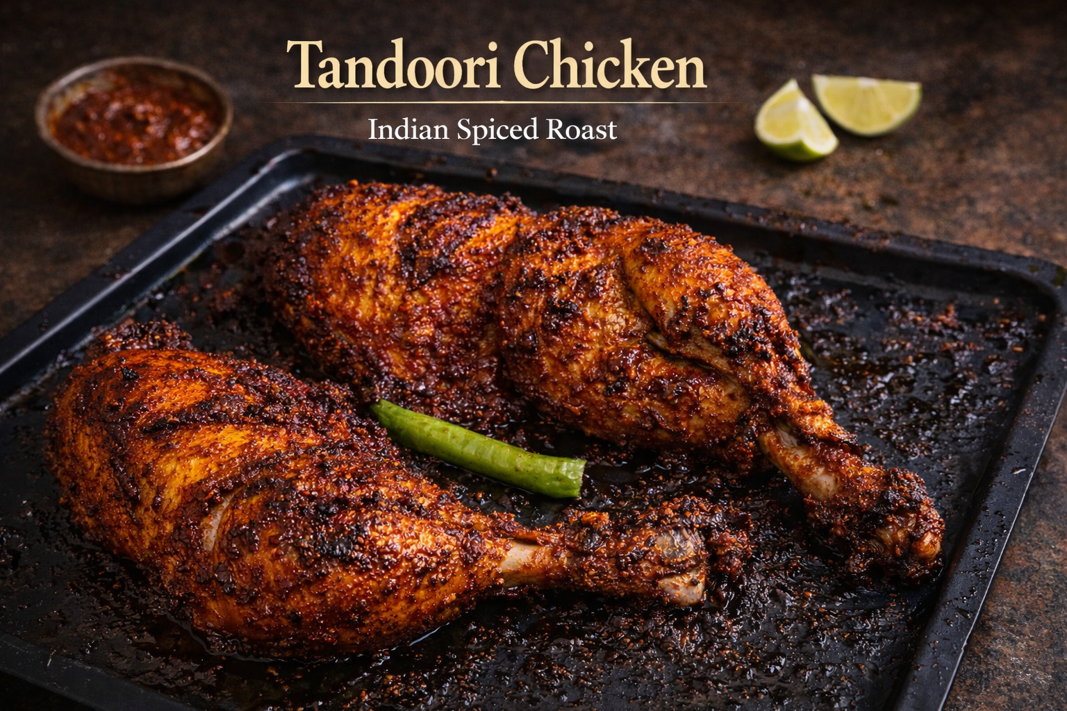 Classic Tandoori Chicken (Oven Baked at Home)
